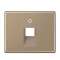 Enjoliveur pour prise simple RJ 45 IAE/UAE / SL 500 Bronze|Jung france-IUNSL569-1UAGB