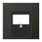 Enjoliveur pour prise TAE / LS 990 Titane Anthracite|Jung france-IUNAL2969TAN