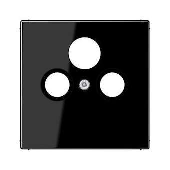 Enjoliveur pour prise TV-FM-SAT / LS 990 Noir|Jung france-IUNLS990SATSW