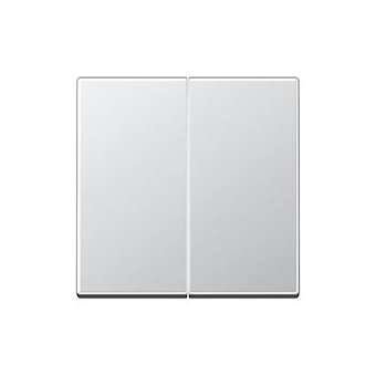 Enjoliveur double touche / A 500 Aluminium|Jung france-IUNA595AL
