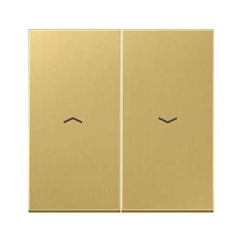Enjoliveur double touche IN+BP VR-store / LS 990 Laiton doré|Jung france-IUNME2995PC