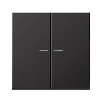 Enjoliveur double touche à voyant / LS 990 Dark Canon de Fusil|Jung france-IUNAL2995KO5D