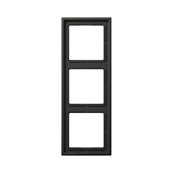 Cadre 3 postes / LS 990 Titane Anthracite|Jung france-IUNAL2983AN