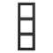 Cadre 3 postes / LS 990 Titane Anthracite|Jung france-IUNAL2983AN