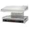 Salamandre plafond mobile, commandes électroniques programmables, 4 foyers