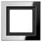 Cadre 1 poste / LS DESIGN Chrome|Jung france-IUNGCRD2981