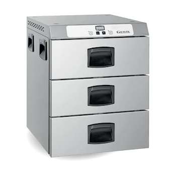 Tiroirs de maintien en température - cuisson basse température, 3 tiroirs GN1/1|Tecnox by giorik-TXGGMC3E