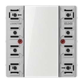 KNX Module touche 2 voies, Multifonction F50 / LS 990|Jung france-IUNLS5092TSM