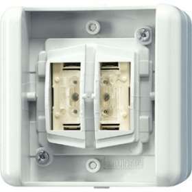Bonton poussoir BCU 2 voies KNX, version BP / WG 800|Jung france-IUN8472.01LEDW