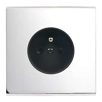Façade CONFIDENCE LAITON CHROME SIMPLE PC|Modelec-MD8190-415M