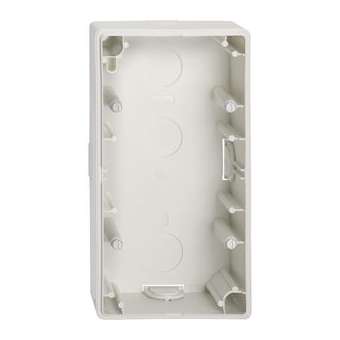 Merten Artec - boîtier en saillie - 2 postes - blanc brillant|Schneider Electric-SCHMTN512219
