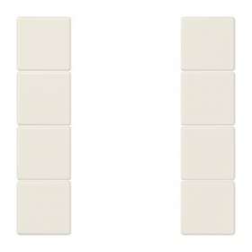 Kit touche complet 4 voies F50 / LS 990 Ivoire|Jung france-IUNLS504TSA