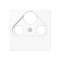 Enjoliveur pour prise TV-FM-SAT / A 500 Blanc|Jung france-IUNA561PLSATWW
