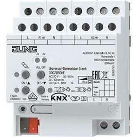 LED-Télévariateur universel 2 voies KNX / Modulaire|Jung france-IUN3902REGHE