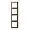 Cadre 4 postes / LS 990 Laiton doré|Jung france-IUNME2984C