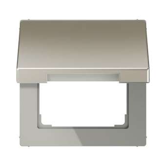 Enjoliveur couvercle / LS 990 Métal Inox|Jung france-IUNES2990KL