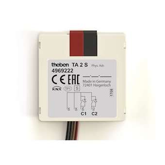 Module encastré 2 entrees TA 2 S KNX|Theben-THB4969222