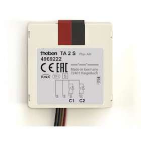 Module encastré 2 entrees TA 2 S KNX|Theben-THB4969222
