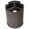 CORBEILLE ronde noire 13L 3 bacs noirs|JVD-JVD899881