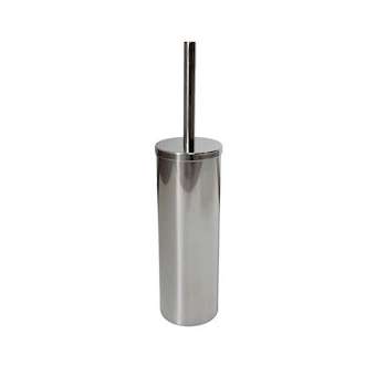 Porte-brosse de toilette rond avec support mural en acier inoxydable brillant|JVD-JVD8991135