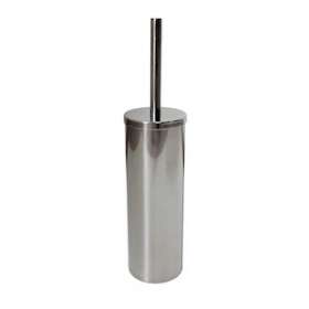 Porte-brosse de toilette rond avec support mural en acier inoxydable brillant|JVD-JVD8991135