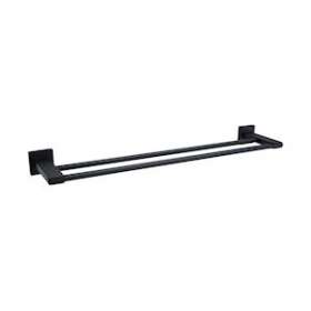 ARGO porte-serviettes double noir mat|JVD-JVD8991777