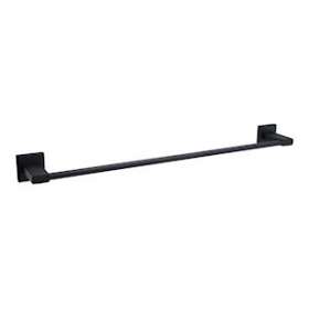 ARGO porte-serviettes simple noir mat|JVD-JVD8991776