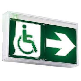 BRIO+/Bloc évac. adress. SATI - 100% LED - NF AEAS - BAES + DBR - V+|Kaufel-KAU280003