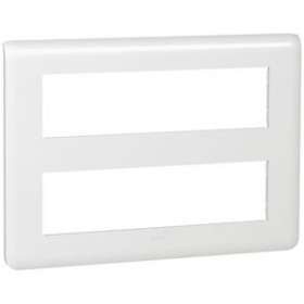 Plaque Mosaic 2x8 modules - blanc|Legrand-LEG078837