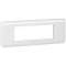 Plaque Mosaic 6 modules horizontal - blanc