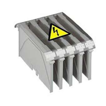Capot de protection - bloc de jonction de puissance nu Viking3 -4 blocs pas 26mm|Legrand-LEG039488