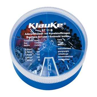 Coffret assort. embouts 0,5à2,5²|Klauke-KKEST11B