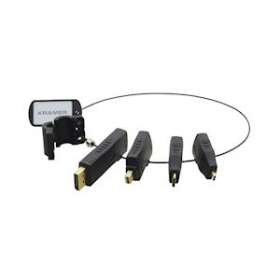 Adaptateur HDMI femelle vers DisplayPort mâle, MPD mâle, mini HDMI et micro HDMI|Kramer Electronics France-KRA99-9191021