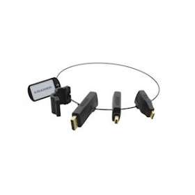 Adaptateur HDMI femelle vers DisplayPort mâle, MDP mâle et mini HDMI|Kramer Electronics France-KRA99-9191023