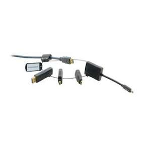 Adaptateur HDMI femelle vers DisplayPort mâle, MDP mâle, mini HDMI et USB-C|Kramer Electronics France-KRA99-9191029