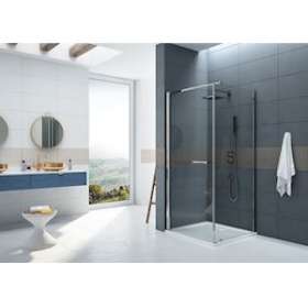 PAROI PREFACE P.PIV 80 OT + P.FIXE 80 / 90DEG REV VT P. ARGT SATIN|Leda-LD1L13PR503630
