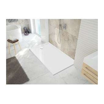 RECEVEUR SPACE MINERAL S RECTANGLE 70X150 BLANC|Leda-LD1L12SMSR1570