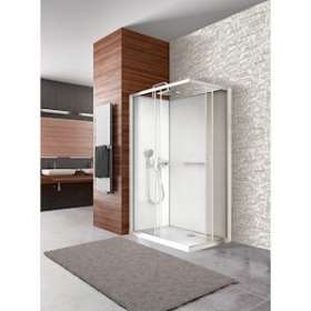 CABINE NEW CITY MINERAL RECTANGLE 120X80 P.COUL BLANC|Leda-LD1L11NC9R1611