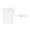RECEVEUR SPACE MINERAL S RECTANGLE 90X160 BLANC ANTIDERAPANT|Leda-LD1L12SMSR1690AD