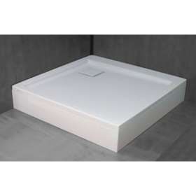 TABLIER SPACE LINE CARRE 90 BLANC EN L|Leda-LD1L22SL3C0090T
