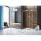 PAROI TYXO 1/4 ROND COULISSANT 80 VT BLANC|Leda-LD1L13TX6QC831