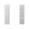 Kit touche complet 3 voies platine F50 / A 500 Aluminium|Jung france-IUNA503TSAAL