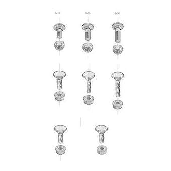 Boîte 100 boulons TRCC 6X12 IN304L|Legrand Cable Management-CAF801008