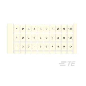 RC510 Carte Pré-Marquée 1-10 (X10) Horiz Blanc|Entrelec-ENT1SNA231002R2500