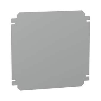 Spacial SBM - châssis plein - acier galvanisé - pour boîte H300xL300mm|Schneider Electric-SCHNSYMM33SB