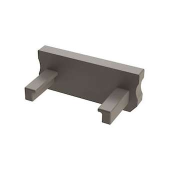 Embout type D droit sans trou Gris|Lucibel-LCLEC-D-BASIC5
