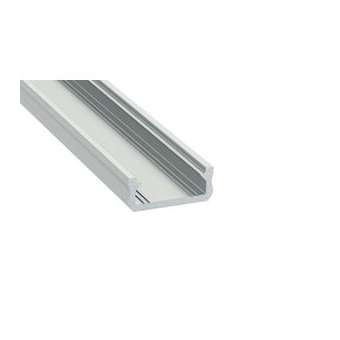 PROFILÉ SAILLIE ÉTROIT type X Inox anodisé 2m|Lucibel-LCLAL-X2