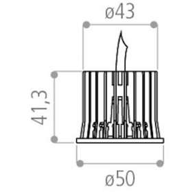 Powerlight COB 3000K 40DEG|Lucibel-LCLP830W.2