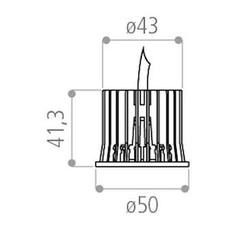 Powerlight COB 4000K 40DEG|Lucibel-LCLP840W.2