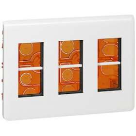 Kit poste de travail encastré Mosaic pour 3x4 modules|Legrand-LEG078873L